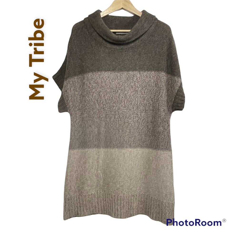 My Tribe Wool Blend Tunic Sweater Vest Sz Large